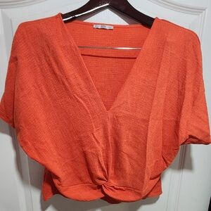 Orange Blouse